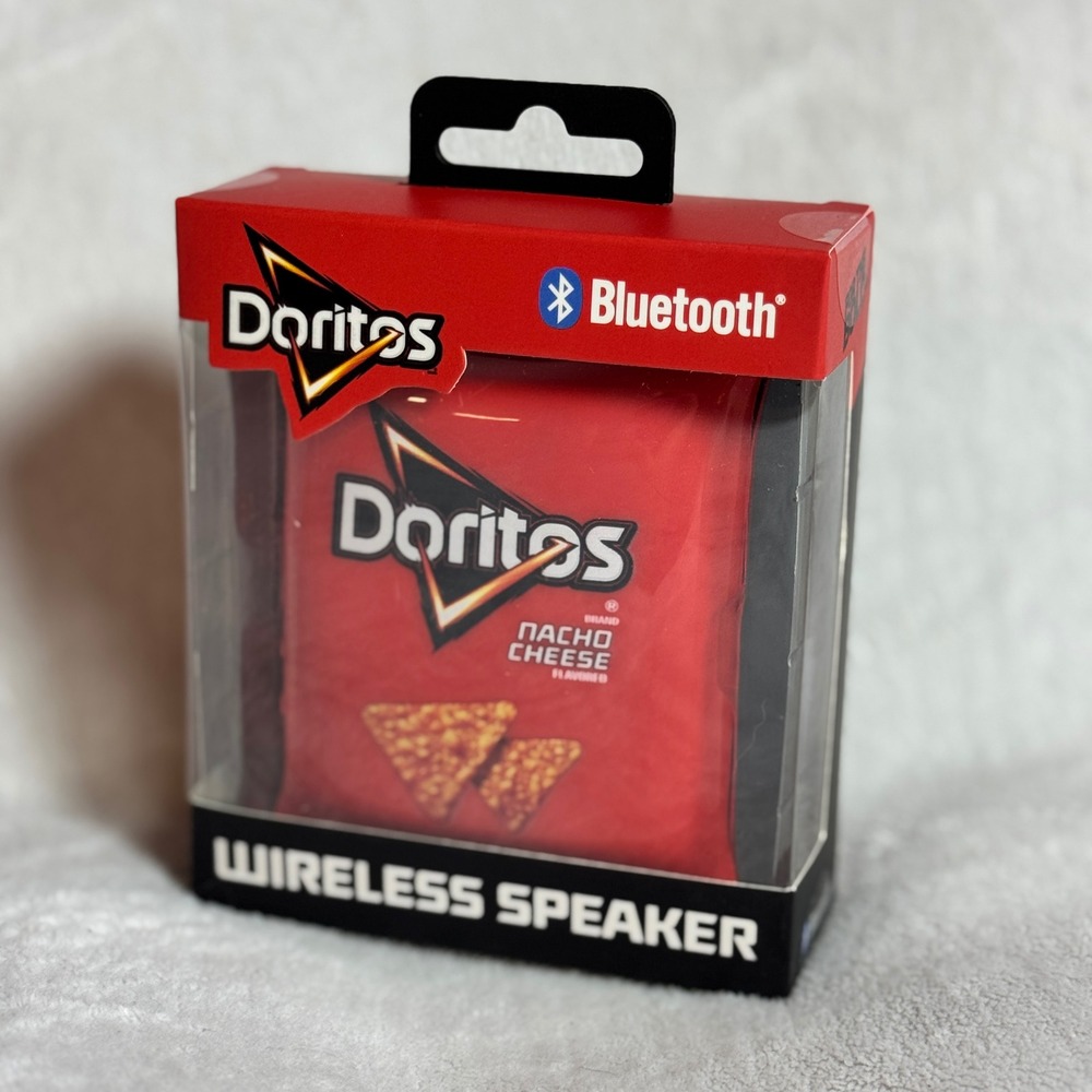 DORITOS Portable NACHO CHEESE Bag Wireless Speaker Bluetooth 5.4 New In Box‎